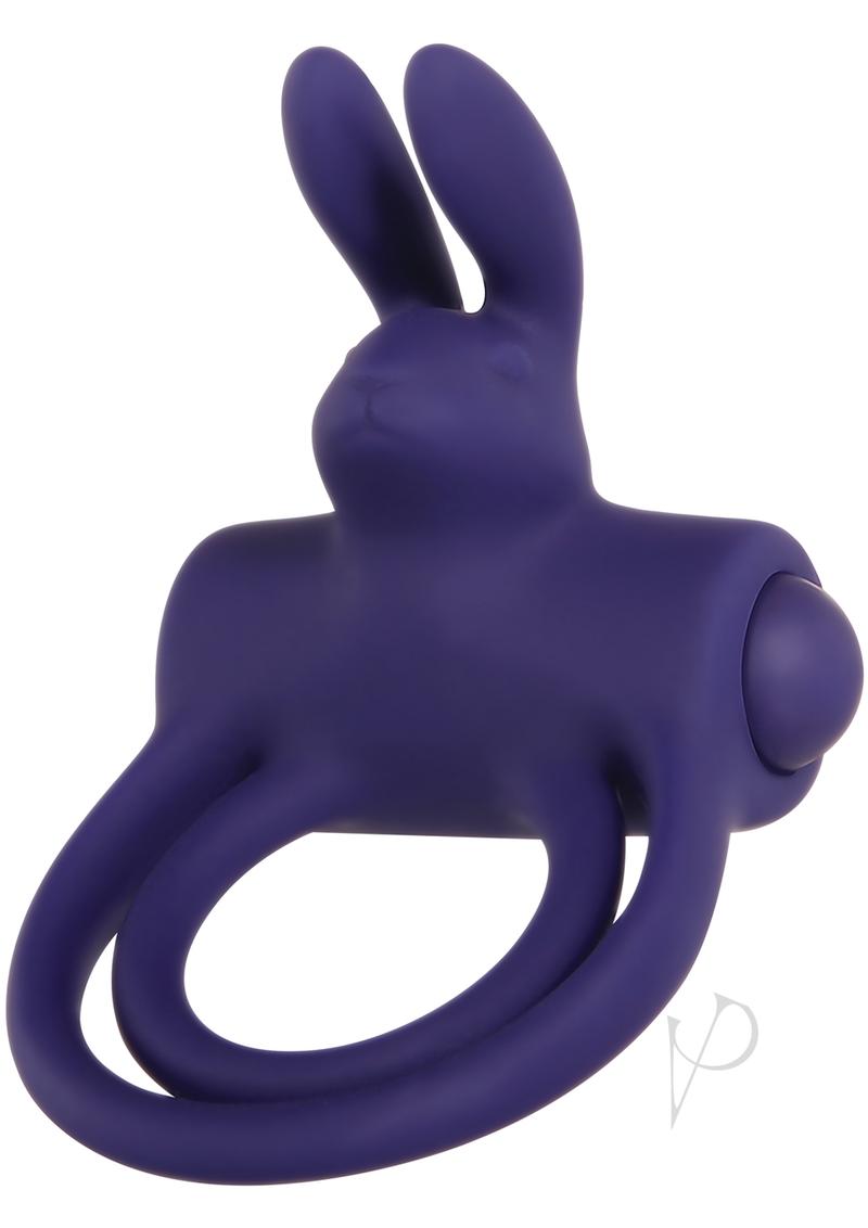 Aande Silicone Recharge Rabbit Ring Purple