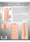 Aande Tight Stroker Massage Beads Vanilla