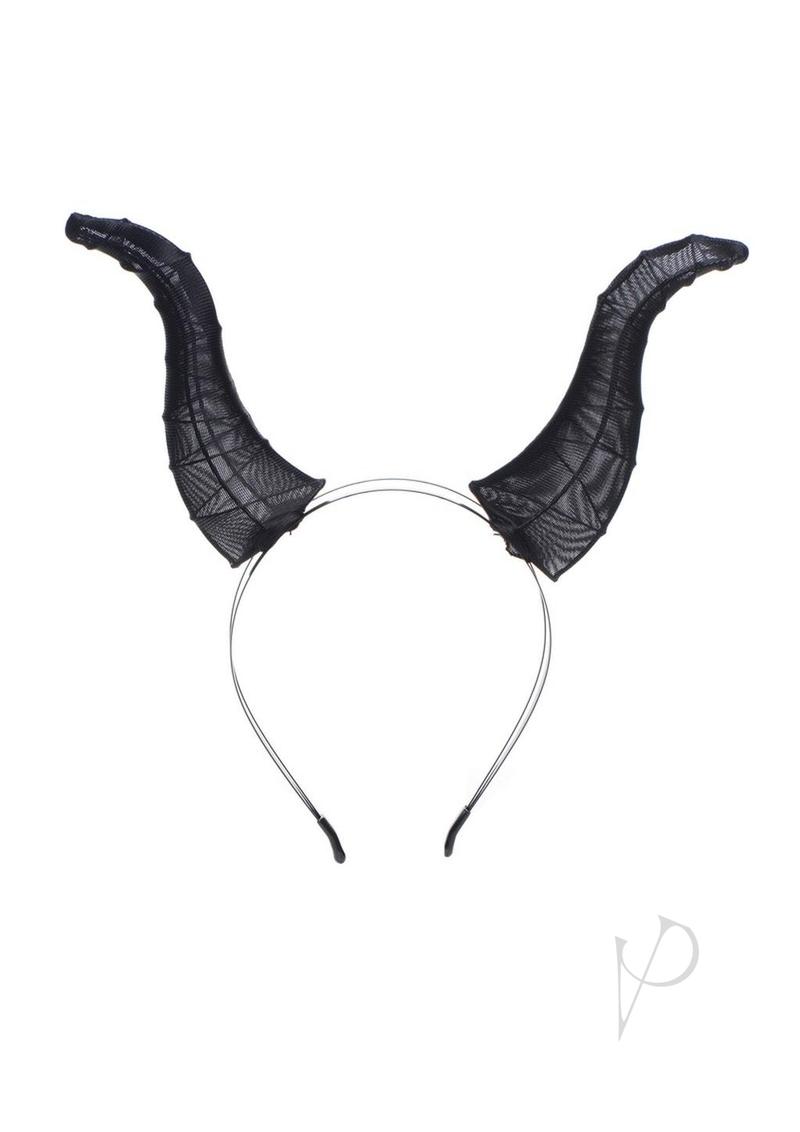 Tailz Devil Tail Plug and Horns Set Black