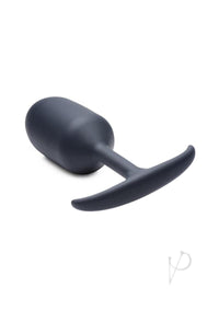 Hh Silicone Weighted Anal Plug Xl Black