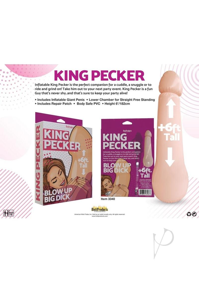 King Pecker Inflatable Pecker Vanilla