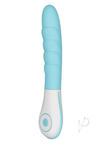 Ovo Silkskyn Ribbed Vibrator Blue(disc)
