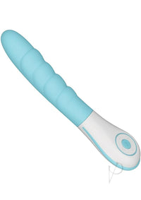 Ovo Silkskyn Ribbed Vibrator Blue(disc)