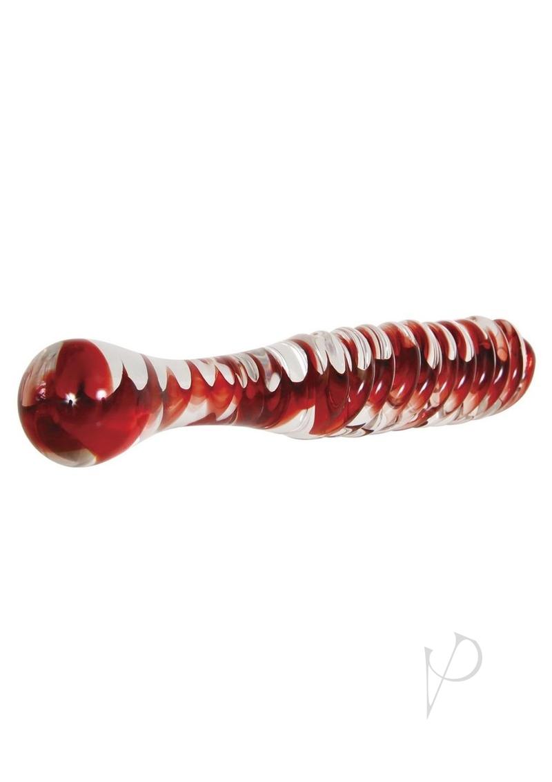 Aande Eves Sweetheart Swirl Glass Red