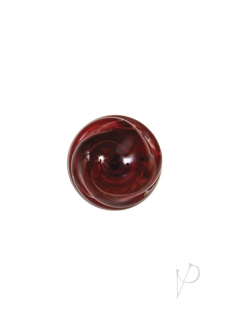 Aande Eves Sweetheart Swirl Glass Red