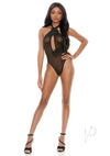 Barely B Peekaboo Mesh Teddy Blk(disc)