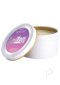 Massage Candle Smitten Straw/champ 4oz