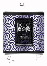 Handipop Massage Gel Blueberry Foil 6ml