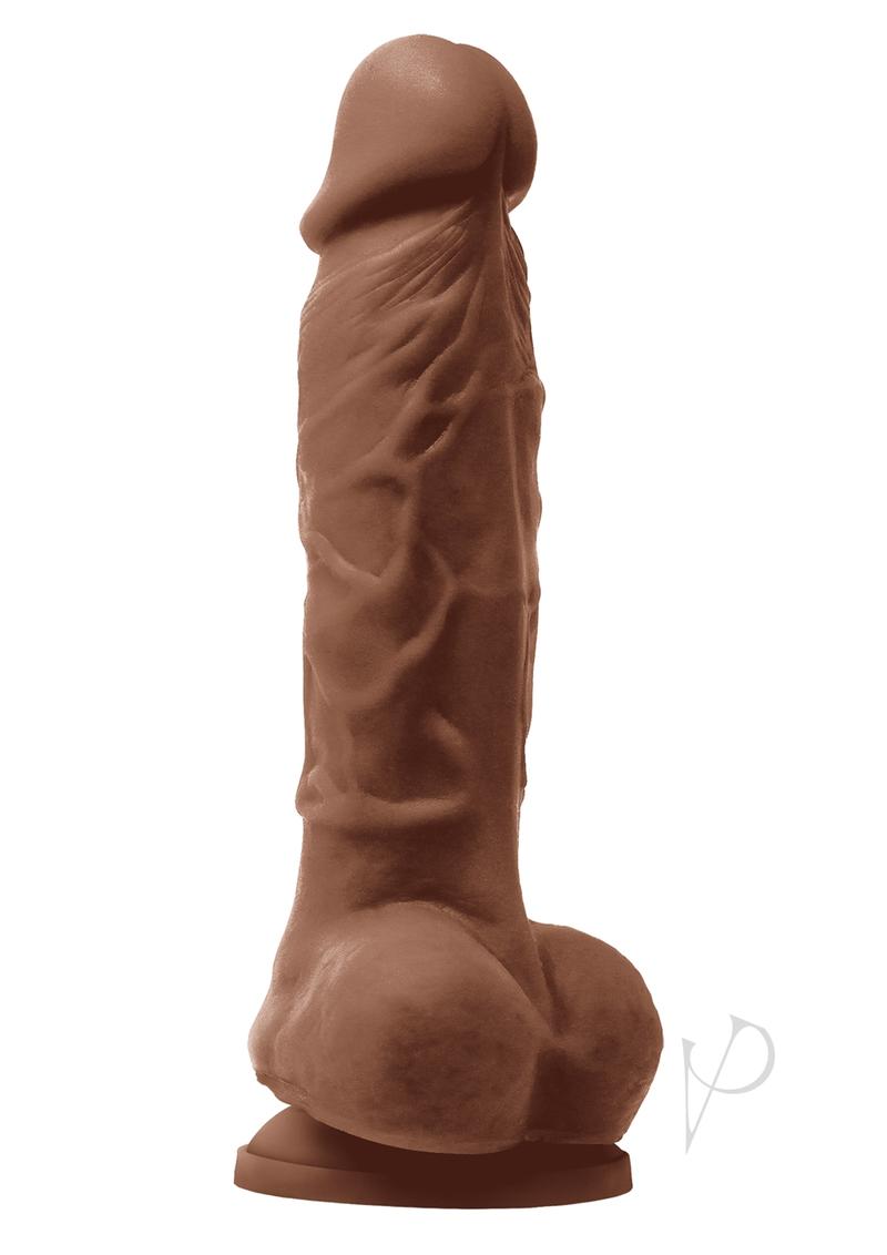 Colours Pleasures Dildo Vibe 5 Brown