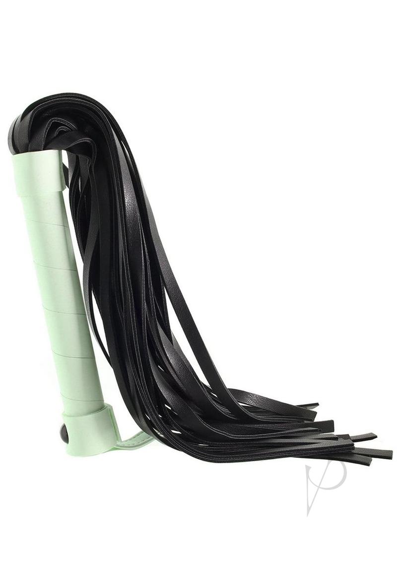 Glo Bondage Flogger Green