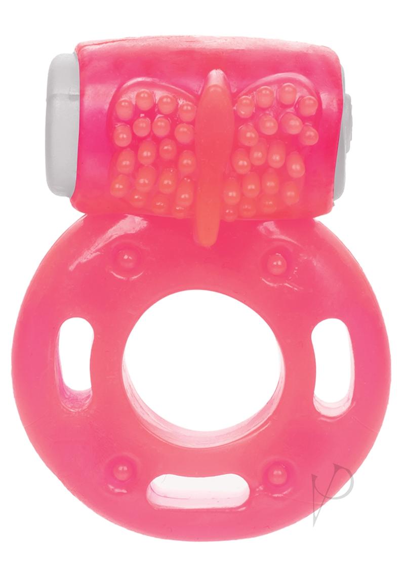 Foil Pack Vibrating Ring Pink