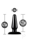 Anal Adv Basic Anal Plug Md Black