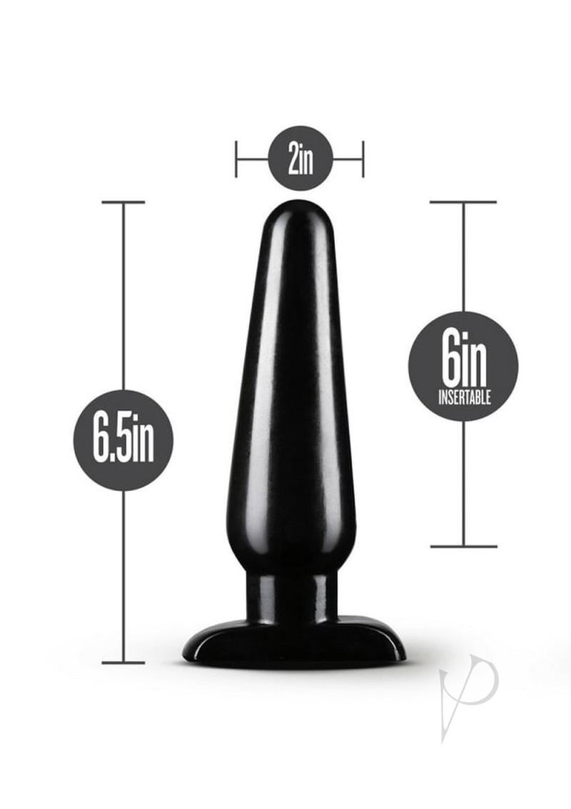 Anal Adv Basic Anal Plug Lg Black