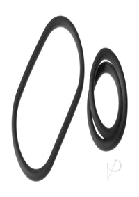 Xplay Silicone Thin Wrap Ring 9 Black