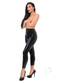 Myu Latex Leggings Lg Black