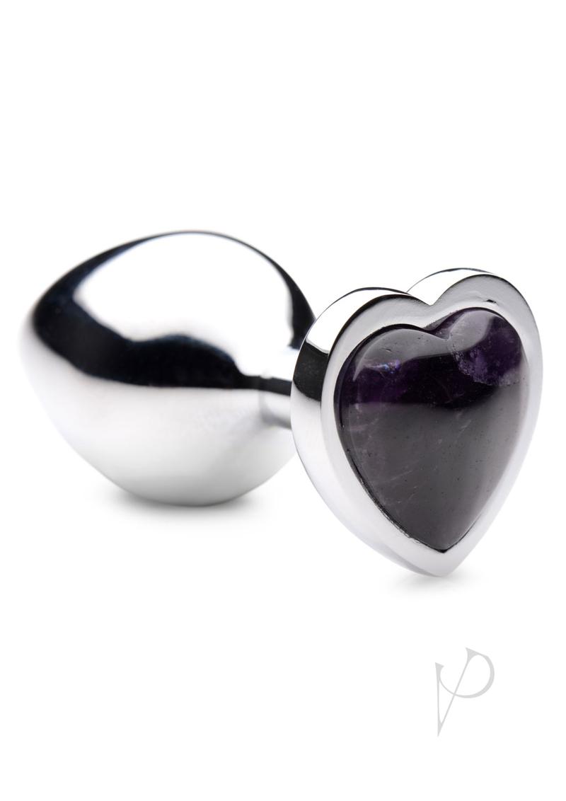Booty Sparks Gems Amethyst Heart Md Plug