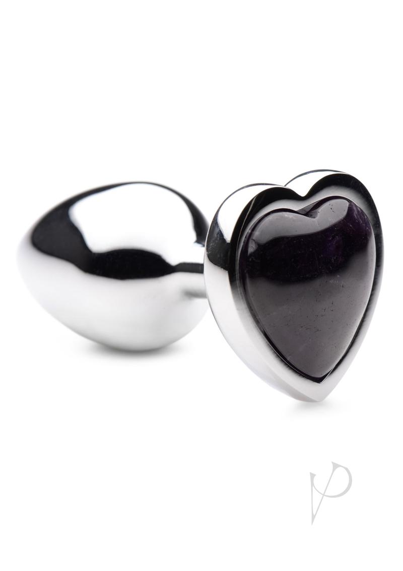 Booty Sparks Gems Amethyst Heart Sm Plug
