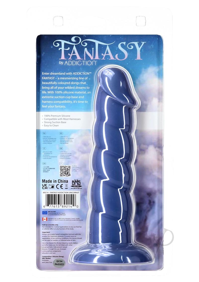 Addiction Fantasy Unicorn Dong 8 Blue