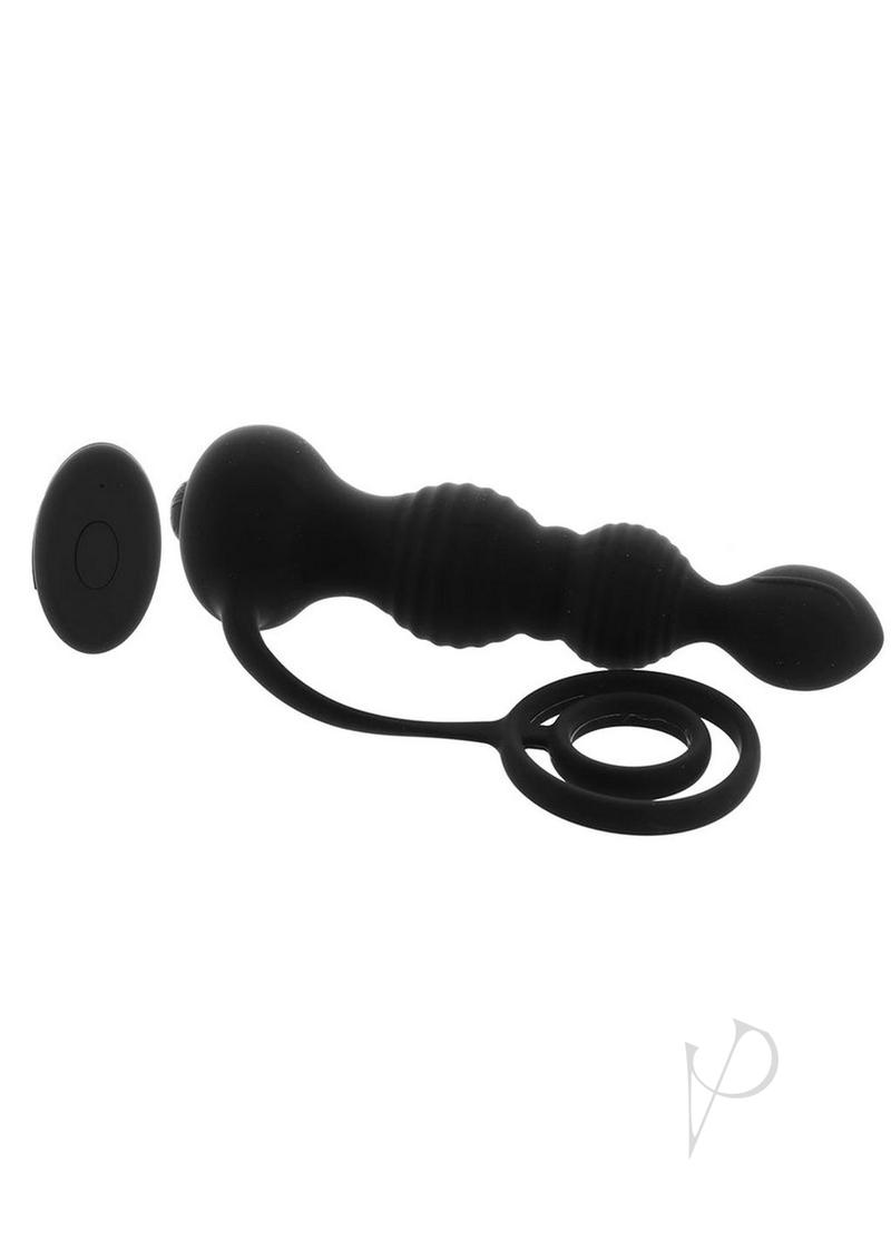 Anal-ese Remote Pleasure Plug/cring Blk