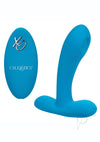 Silicone Remote Pulsing Pleaser Blue