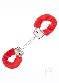 Playful Furry Cuffs Red