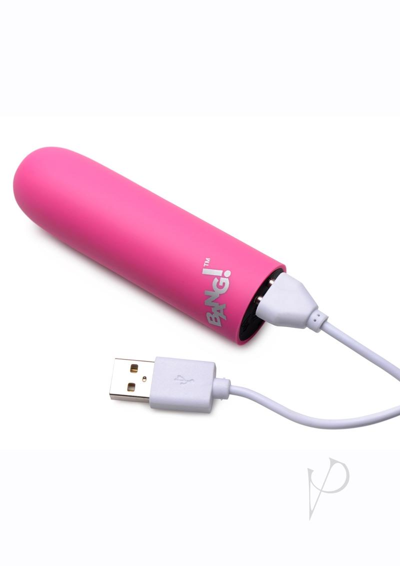 Bang 10x Recharge Vibe Bullet Pink