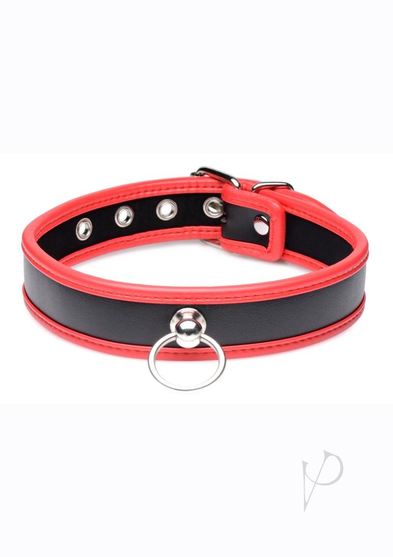 Ms Black and Red Collar W/o Ring