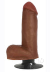 Jock Vibrating Dong W/balls 6 Caramel