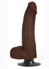 Jock Vibrating Dong W/balls 8 Chocolat