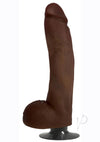Jock Vibrating Dong W/balls 10 Chocolat