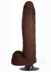 Jock Vibrating Dong W/balls 11 Chocolat