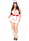 Nightshift Nurse 3pc Set White/red