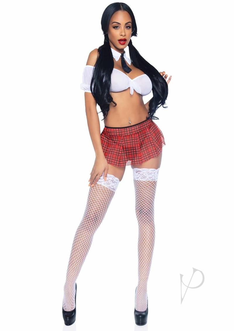 Naughty School Girl 3pc Os Multicolor