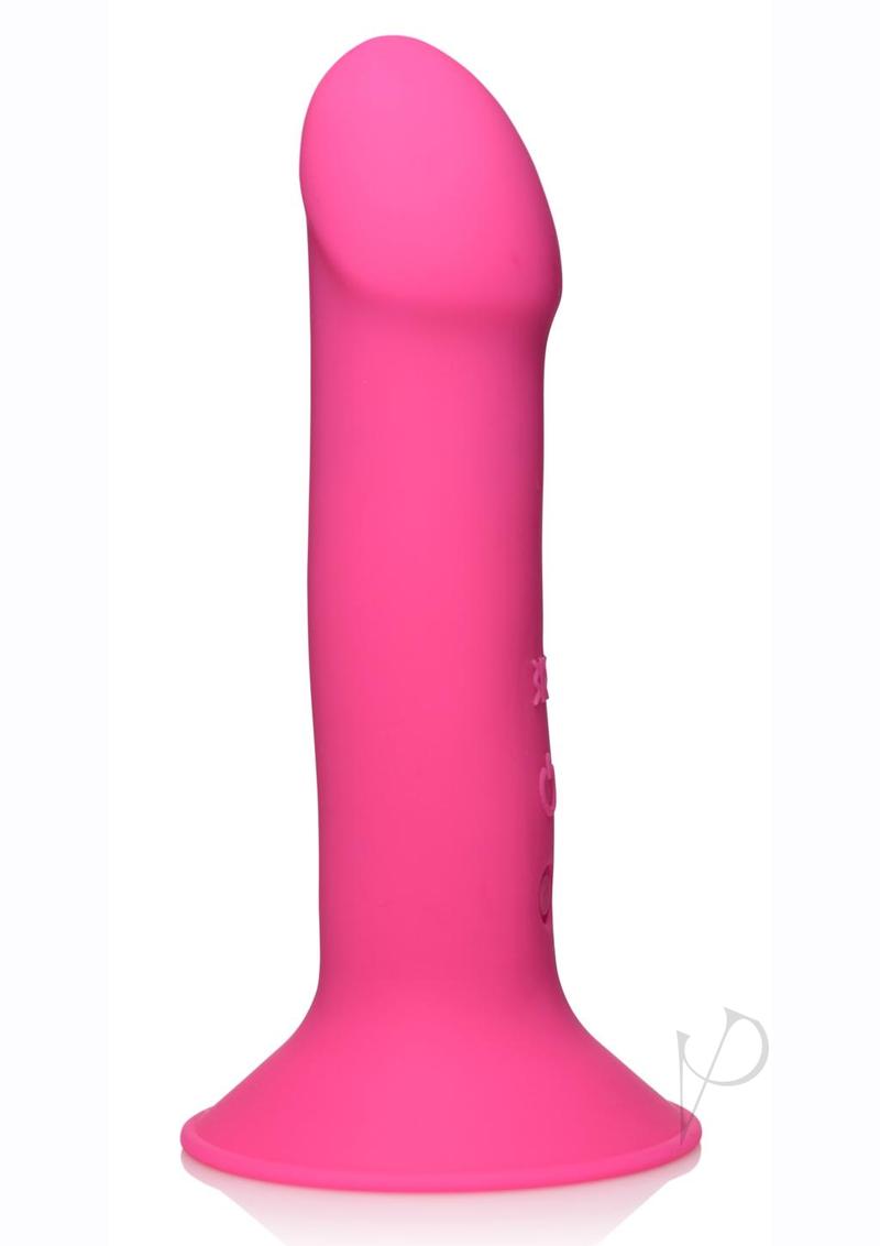 Squeeze It Vibe Phallic Dildo Pink