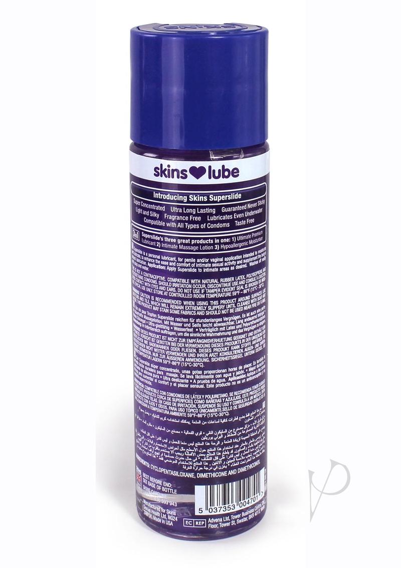 Skins Super Slide Silicone Lube 4.4oz