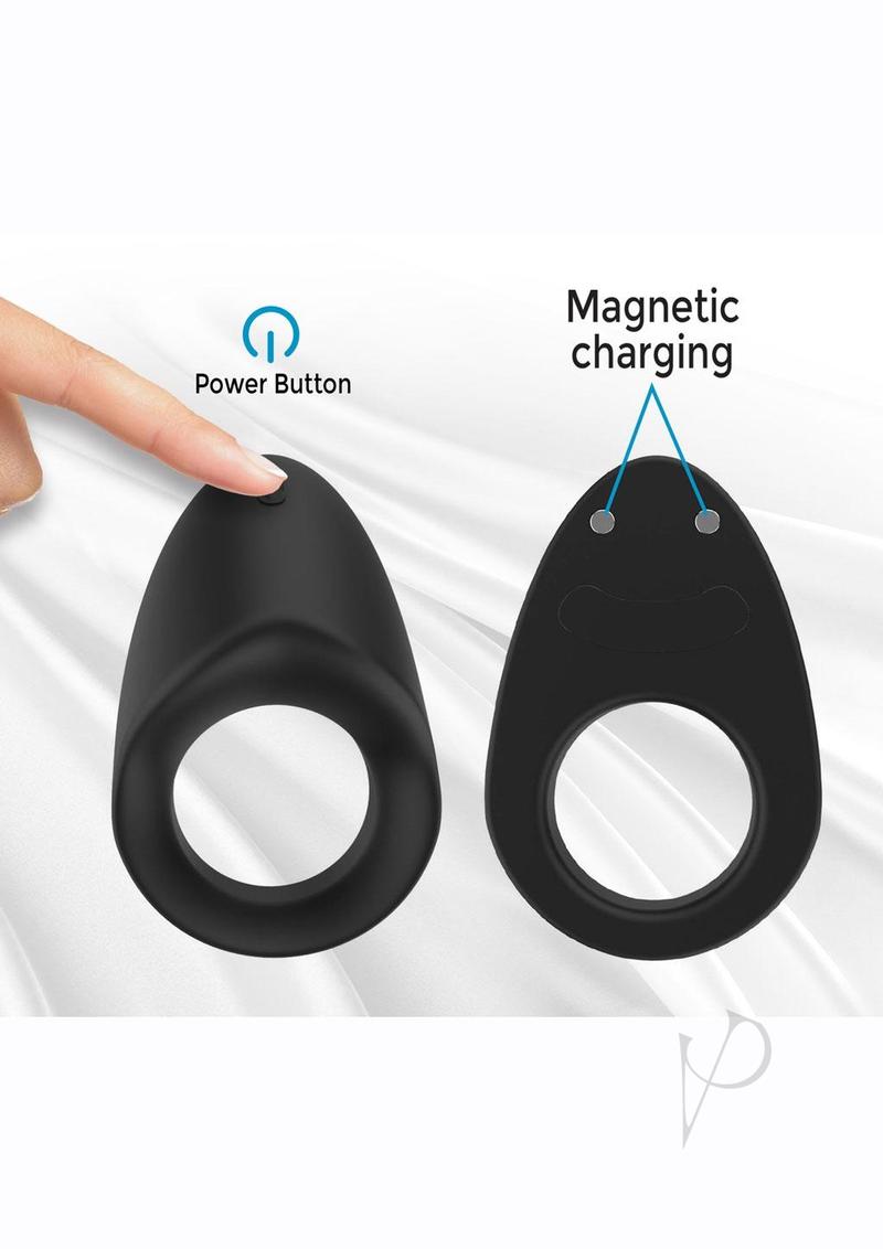 Doctor Love Zinger+recharge Cockring Blk