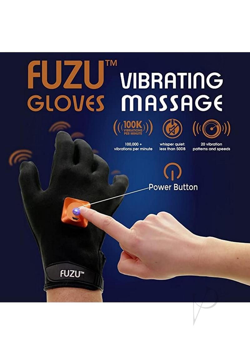 Fuzu Recharge Massage Gloves Black
