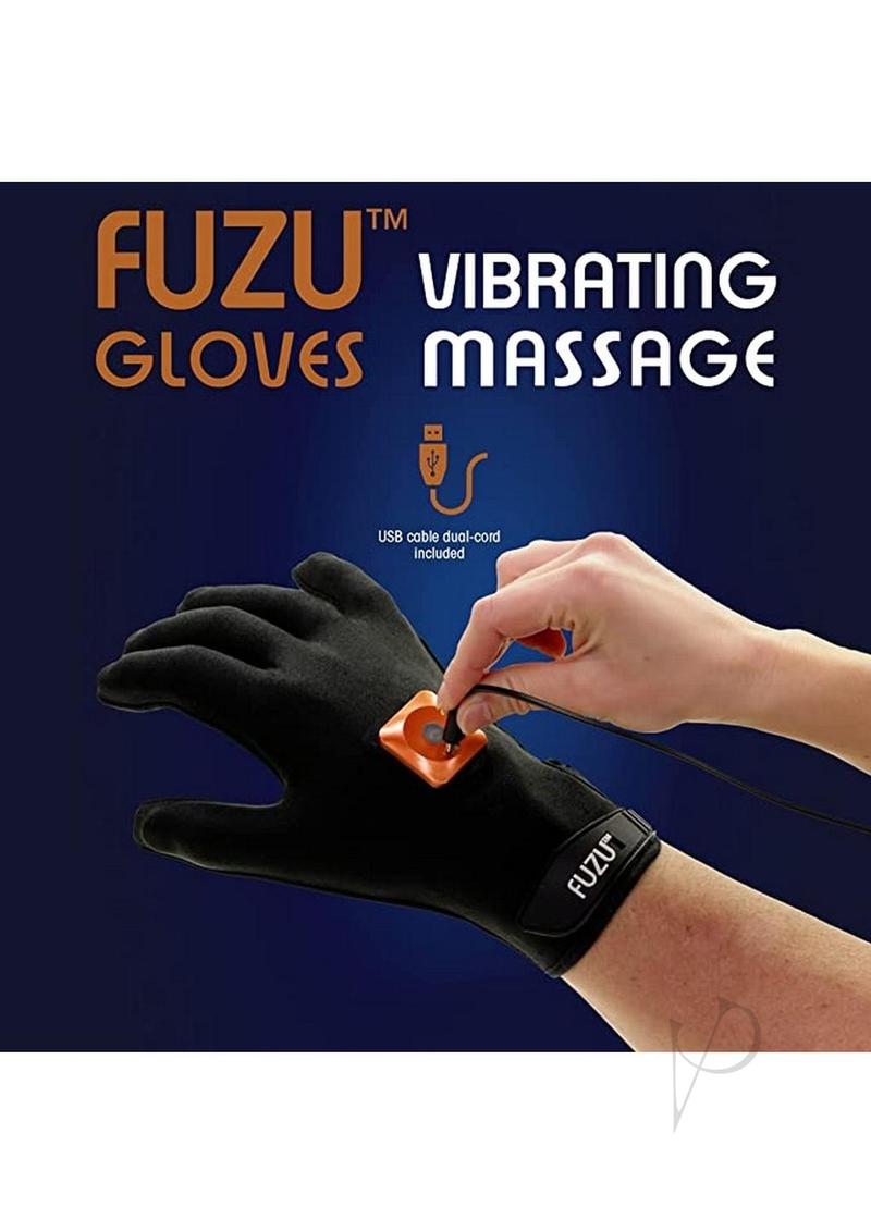 Fuzu Recharge Massage Gloves Black