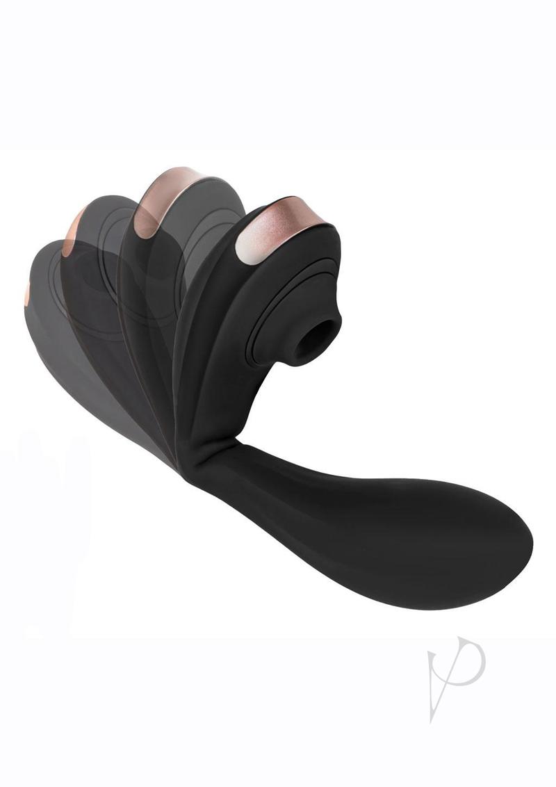 Omg Vibrapulse Clitoral Air Vibe Black