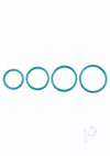 Rubber O Ring Emerald 4pk