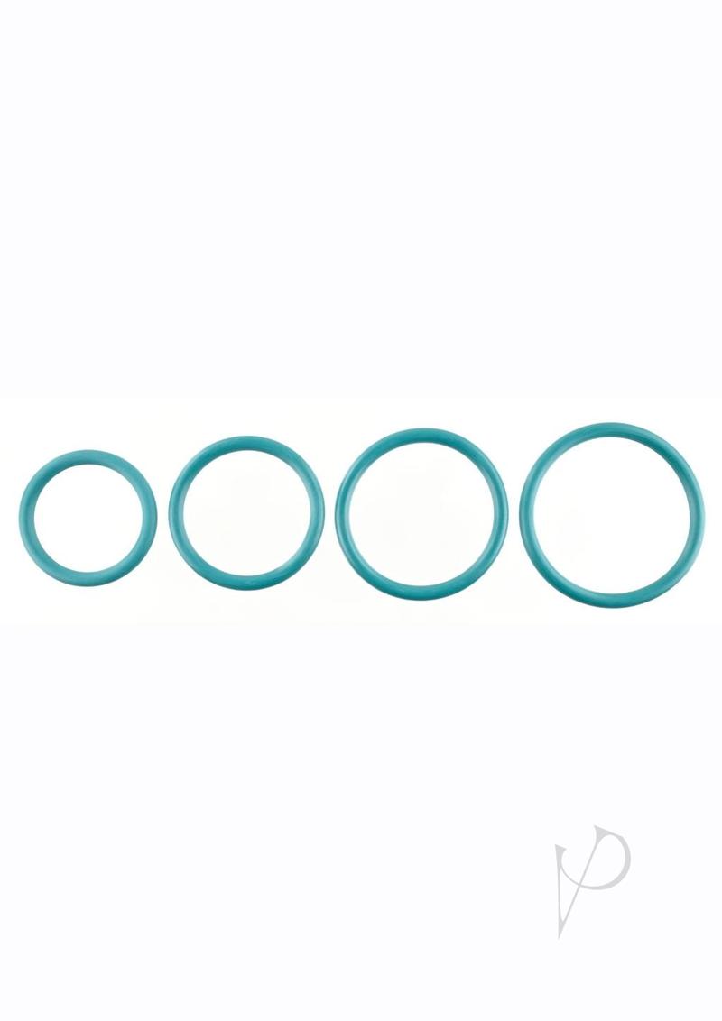 Rubber O Ring Emerald 4pk