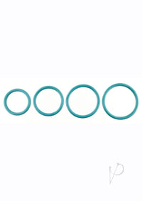 Rubber O Ring Emerald 4pk