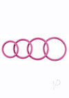 Rubber O Ring Plum 4pk