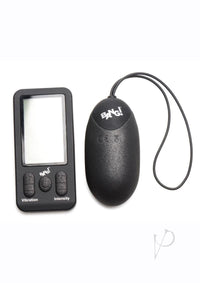 Bg 25x Silicone Xl Egg W/remote Black