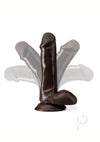 Dr Skin Plus Posable Dildo 6 Chocolate
