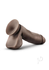 Dr Skin Glide Dildo W/balls 7 Chocolate