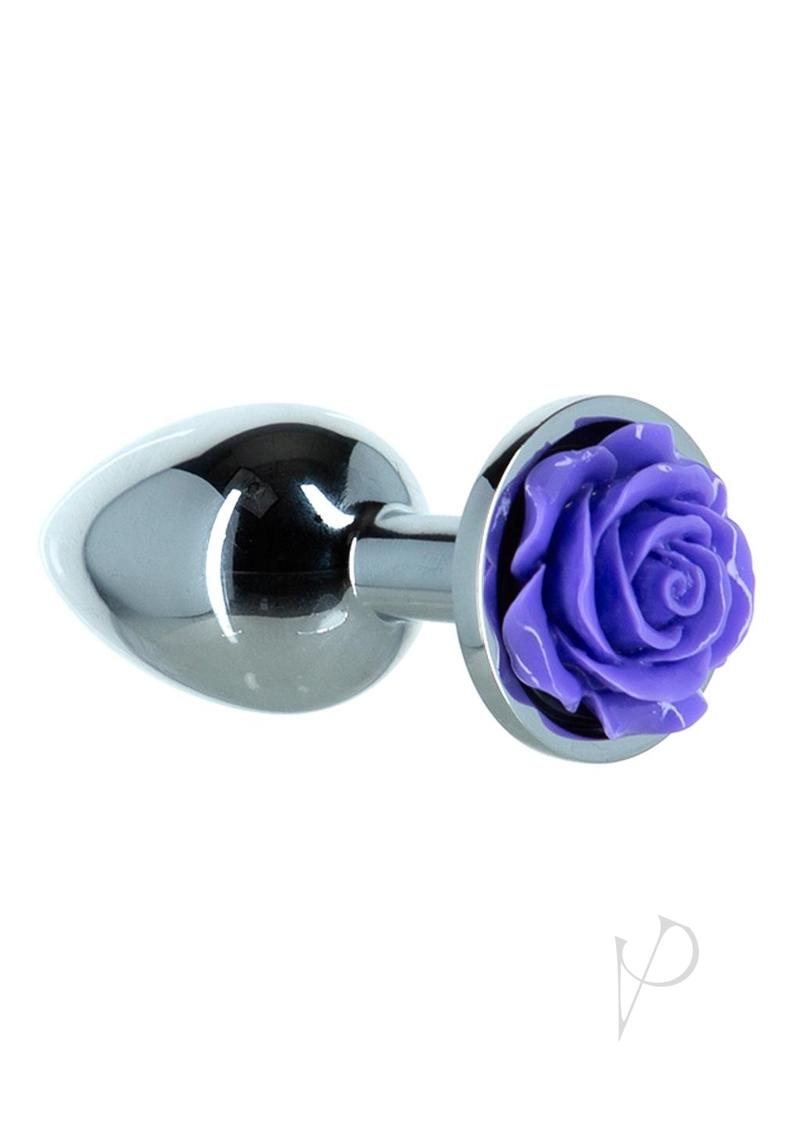 Lux Active Rose Anal Plug 3 Purple