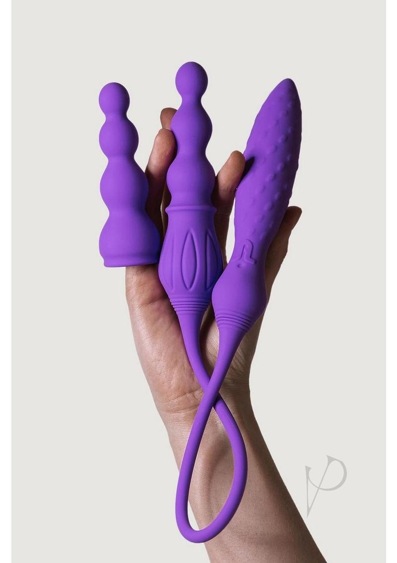 2x Double Vibrator Purple(disc)