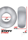 Stiffy Bulge Cockring 2pk Clear Ice