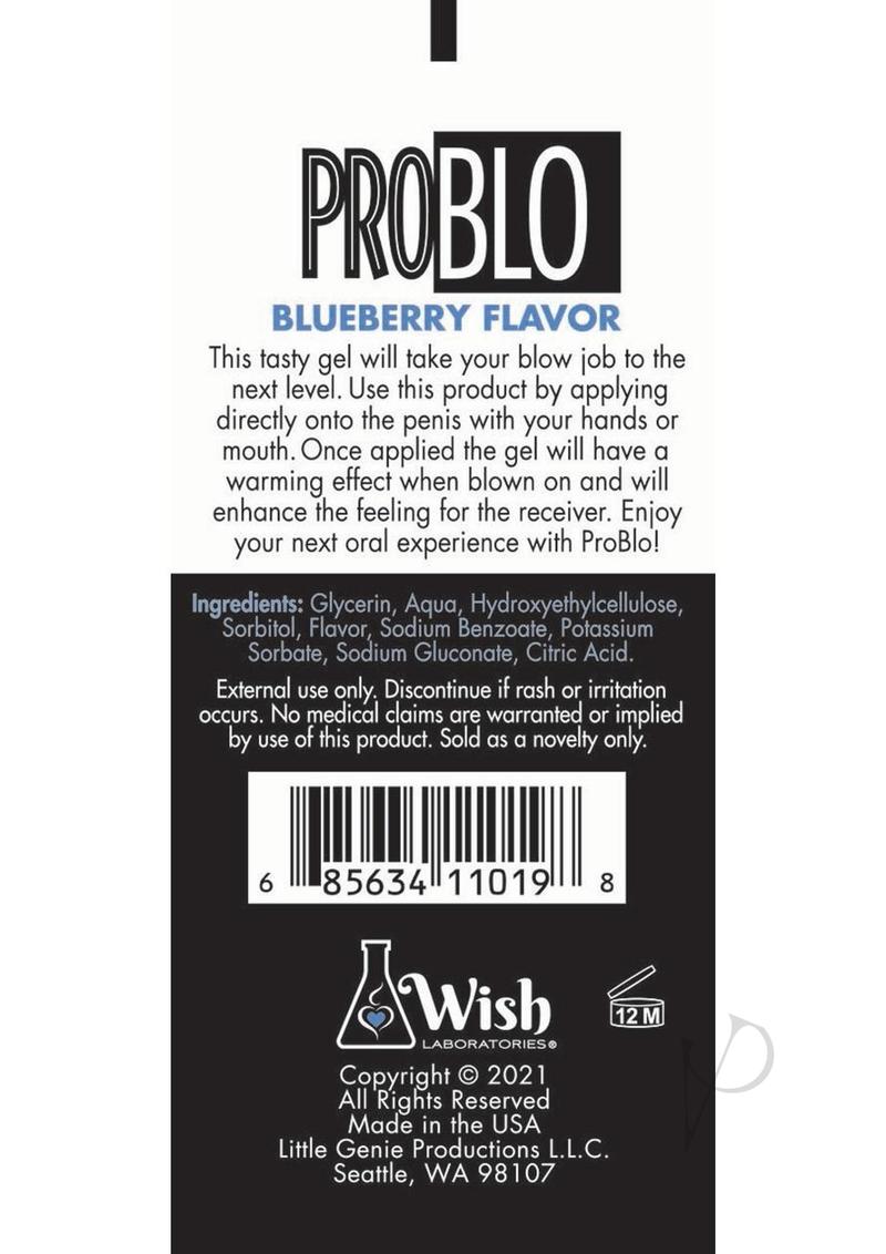 Problo Oral Pleasure Gel Blueberry 1.5oz